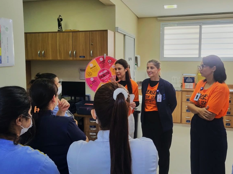 Gincanas educativas reforçaram o aprendizado das equipes sobre a sepse